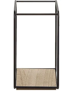 Sale Beliani Seinahylly 5 Hyllya Metalli Musta/Vaalea Puu 4 Kpl Brito