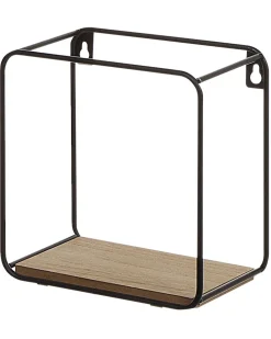 Sale Beliani Seinahylly 5 Hyllya Metalli Musta/Vaalea Puu 4 Kpl Brito