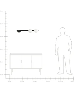 Valaisimet<Beliani Seinavalaisin 2 Polttimoa Rauta Kukkaruukku Musta Isabella
