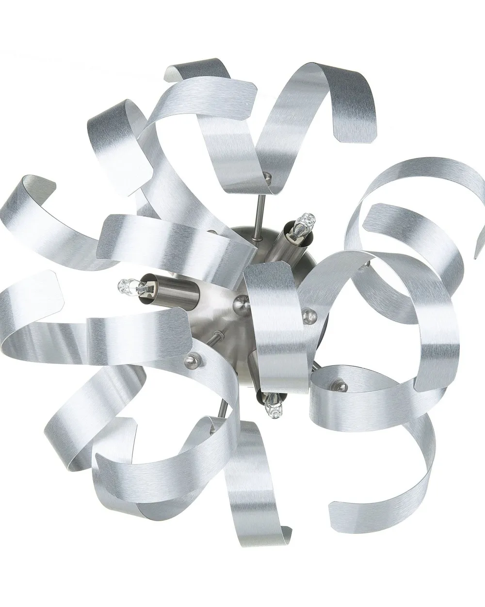 Valaisimet<Beliani Seinavalaisin 3 Polttimoa Alumiini Hopea Icana