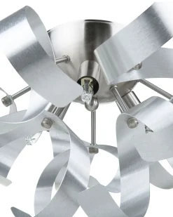 Valaisimet<Beliani Seinavalaisin 3 Polttimoa Alumiini Hopea Icana