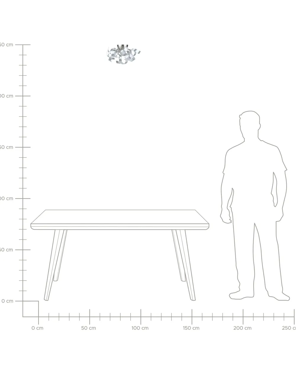 Valaisimet<Beliani Seinavalaisin 3 Polttimoa Alumiini Hopea Icana