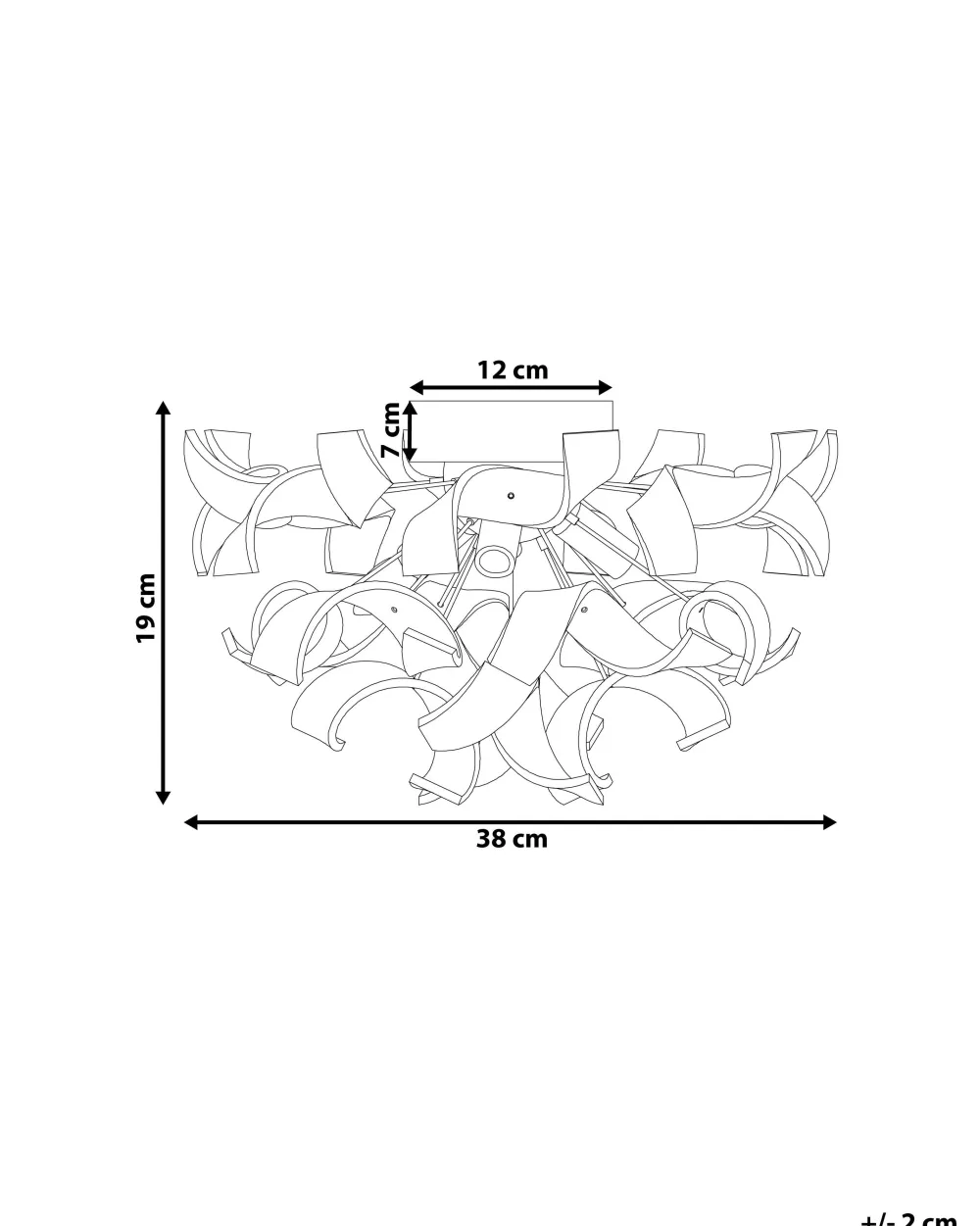 Valaisimet<Beliani Seinavalaisin 3 Polttimoa Alumiini Hopea Icana