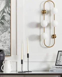 Clearance Beliani Seinavalaisin 4 Polttimoa Rauta Kulta Yango