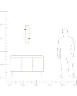 Clearance Beliani Seinavalaisin 4 Polttimoa Rauta Kulta Yango