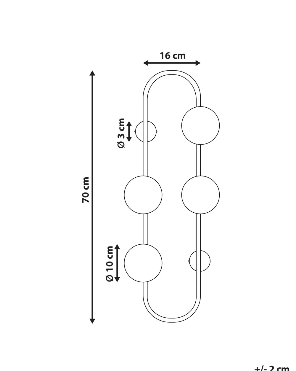 Clearance Beliani Seinavalaisin 4 Polttimoa Rauta Kulta Yango