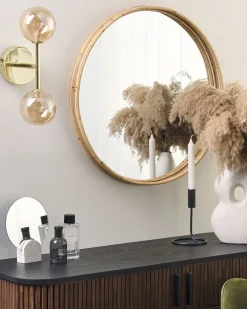 Valaisimet<Beliani Seinavalaisin 2 Polttimoa Teras Kulta Ramis