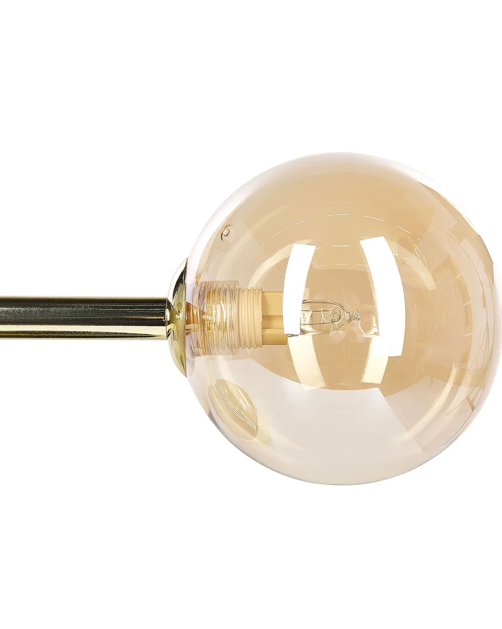 Valaisimet<Beliani Seinavalaisin 2 Polttimoa Teras Kulta Ramis