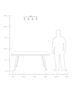 Valaisimet<Beliani Seinavalaisin 4 Polttimoa Metalli Hopea Erma