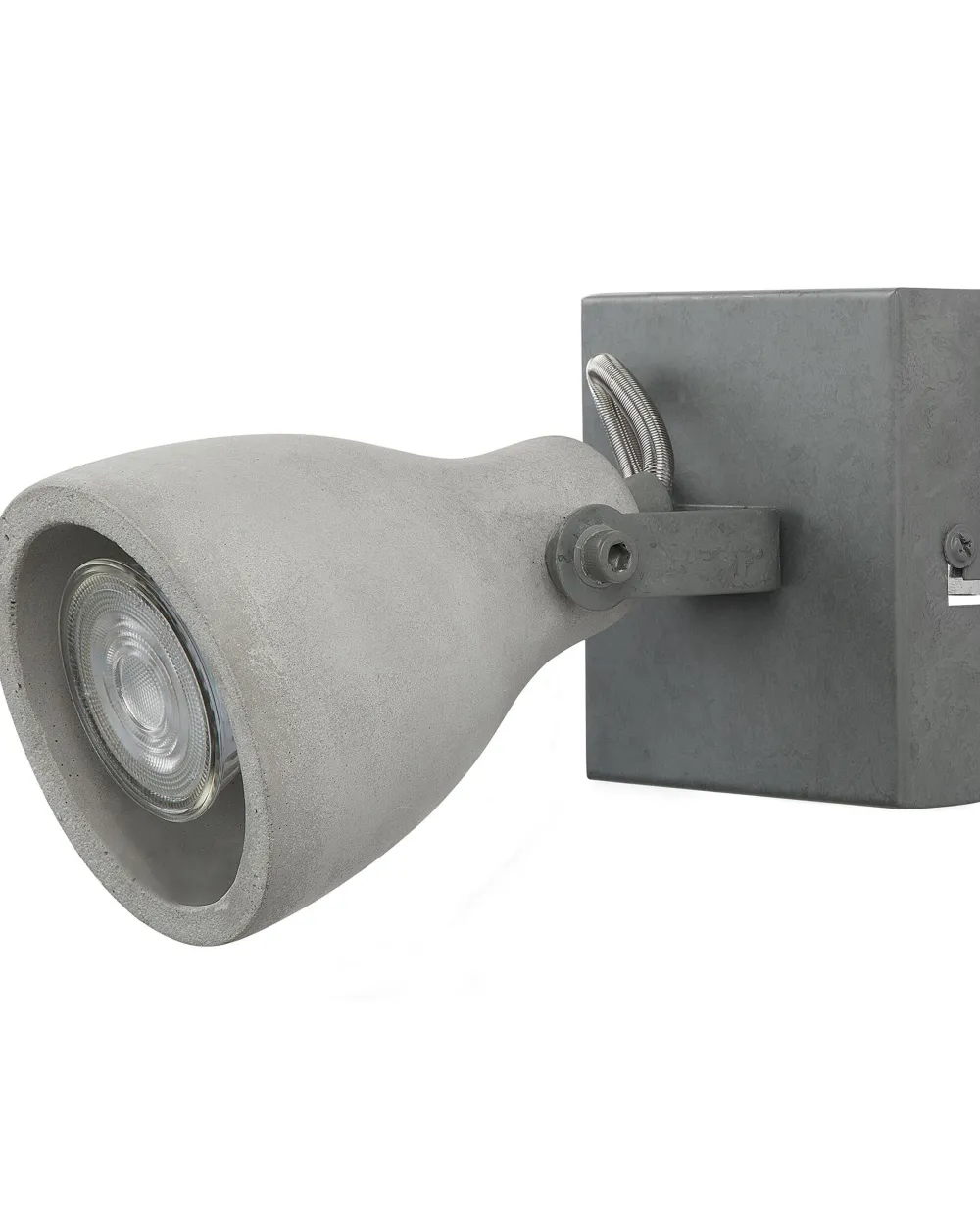 Valaisimet<Beliani Seinavalaisin Betoni Vaaleanharmaa 2 Kpl Mistago