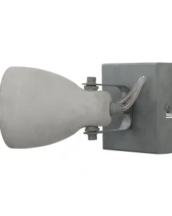 Valaisimet<Beliani Seinavalaisin Betoni Vaaleanharmaa 2 Kpl Mistago