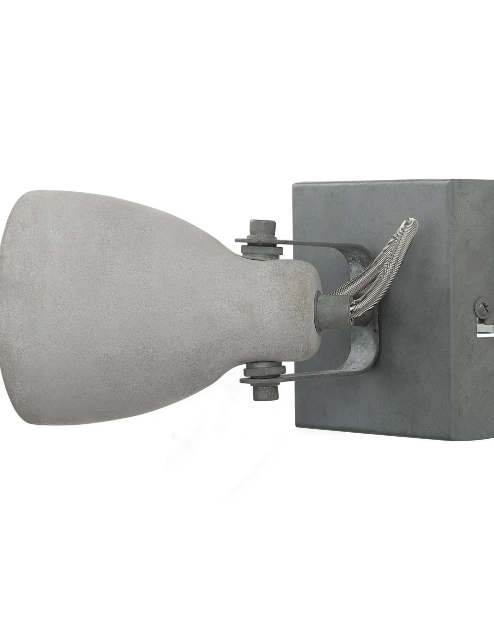 Valaisimet<Beliani Seinavalaisin Betoni Vaaleanharmaa 2 Kpl Mistago