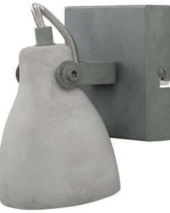 Valaisimet<Beliani Seinavalaisin Betoni Vaaleanharmaa 2 Kpl Mistago