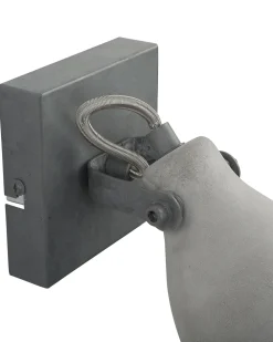 Valaisimet<Beliani Seinavalaisin Betoni Vaaleanharmaa 2 Kpl Mistago