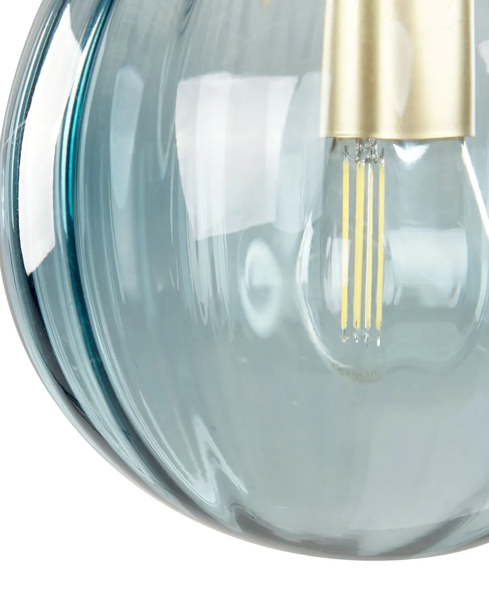 Sale Beliani Seinavalaisin Lasi Sininen Boomi