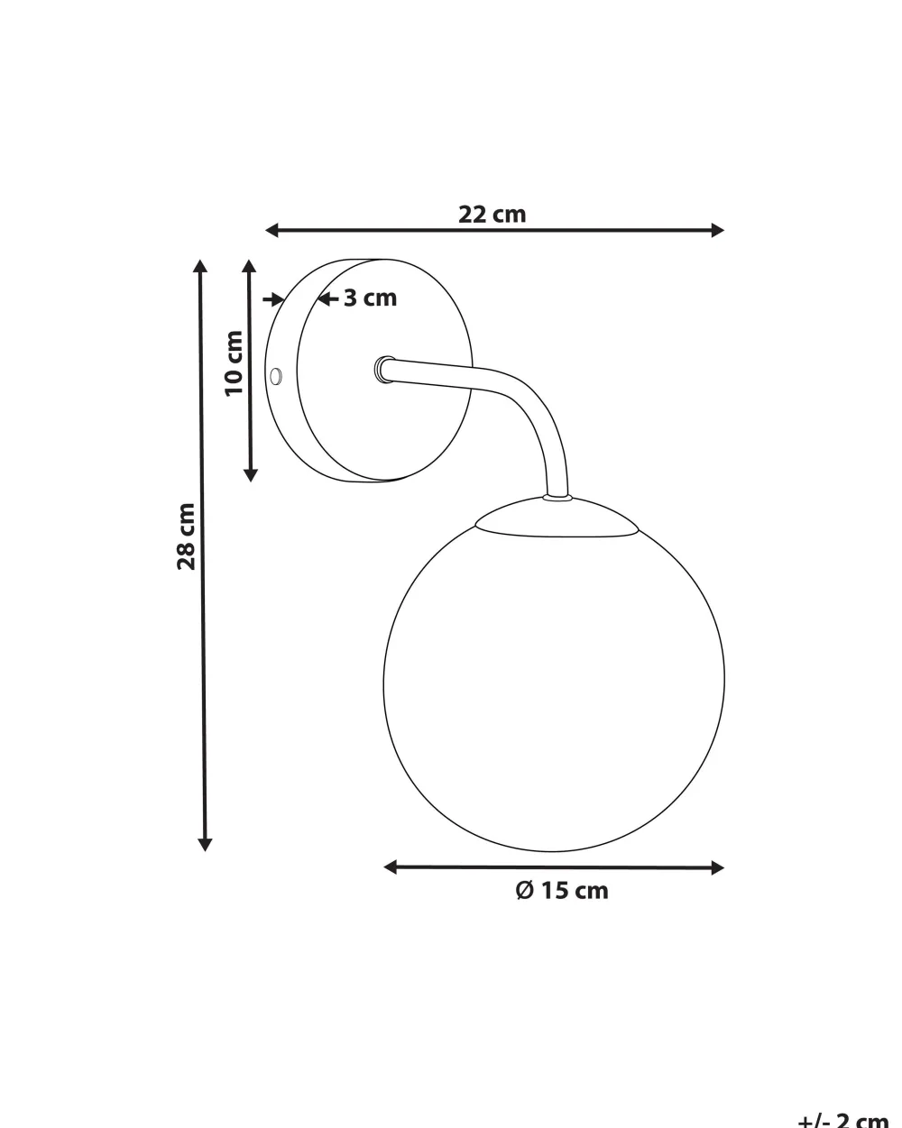 Sale Beliani Seinavalaisin Lasi Sininen Boomi
