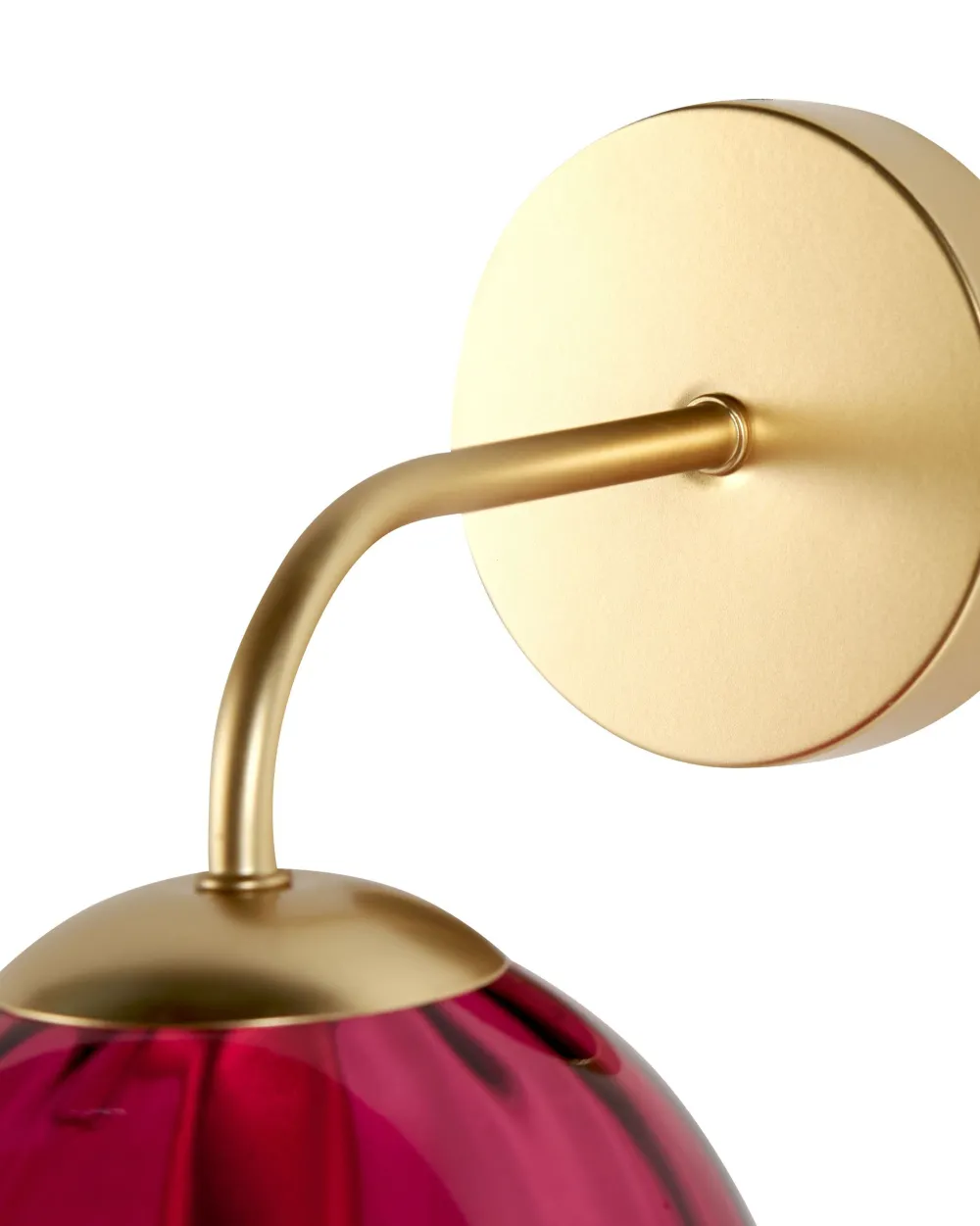 Valaisimet<Beliani Seinavalaisin Lasi Viininpunainen Boomi