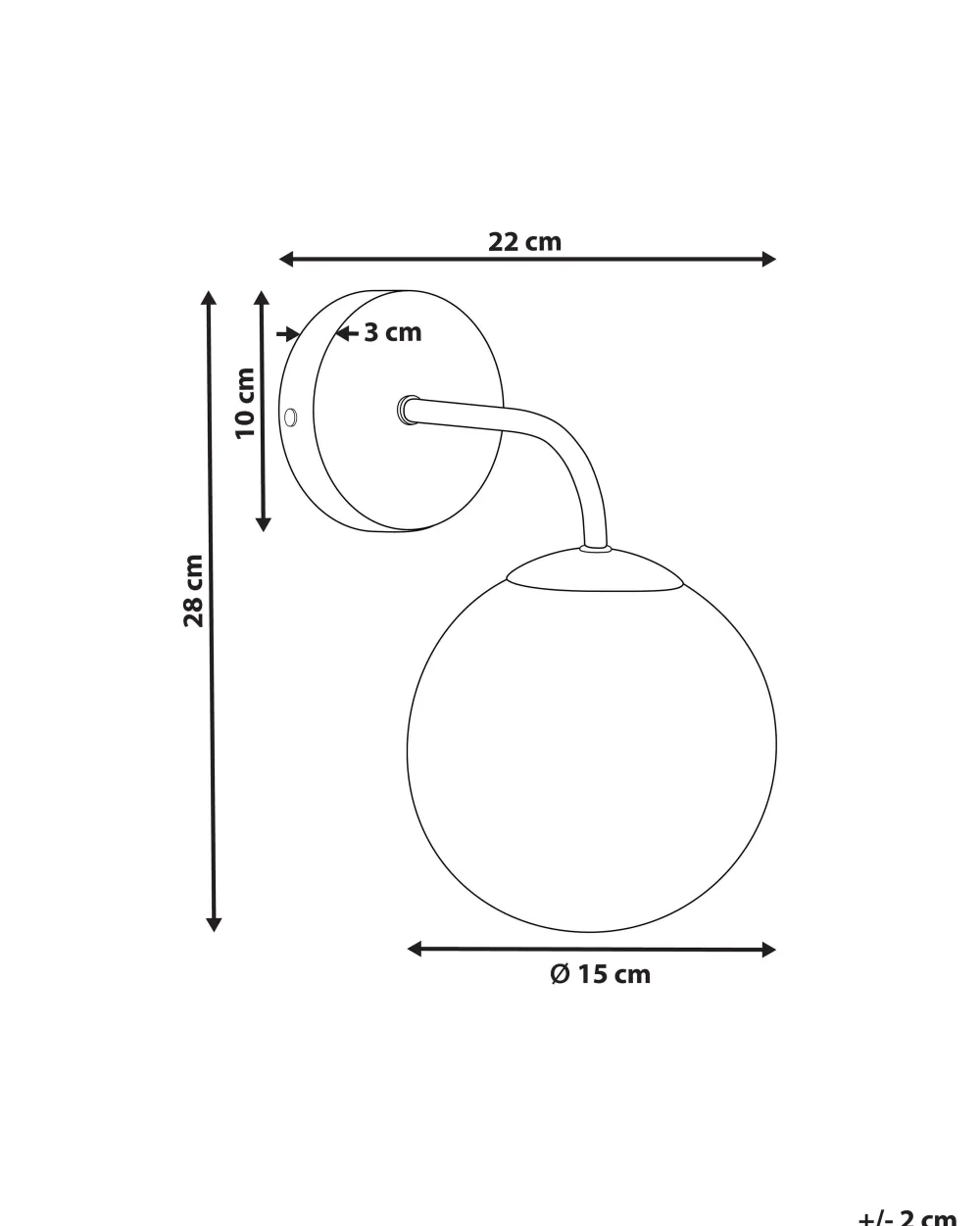 Valaisimet<Beliani Seinavalaisin Lasi Viininpunainen Boomi