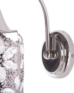 Valaisimet<Beliani Seinavalaisin Metalli Hopea Sysola