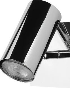 Best Sale Beliani Seinavalaisin Metalli Hopea 2 Kpl Rosetta