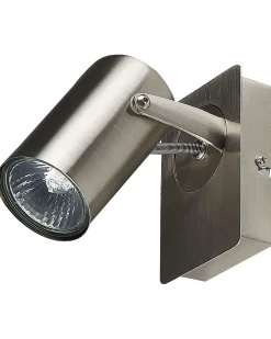 Discount Beliani Seinavalaisin Metalli Hopea 2 Kpl Klip