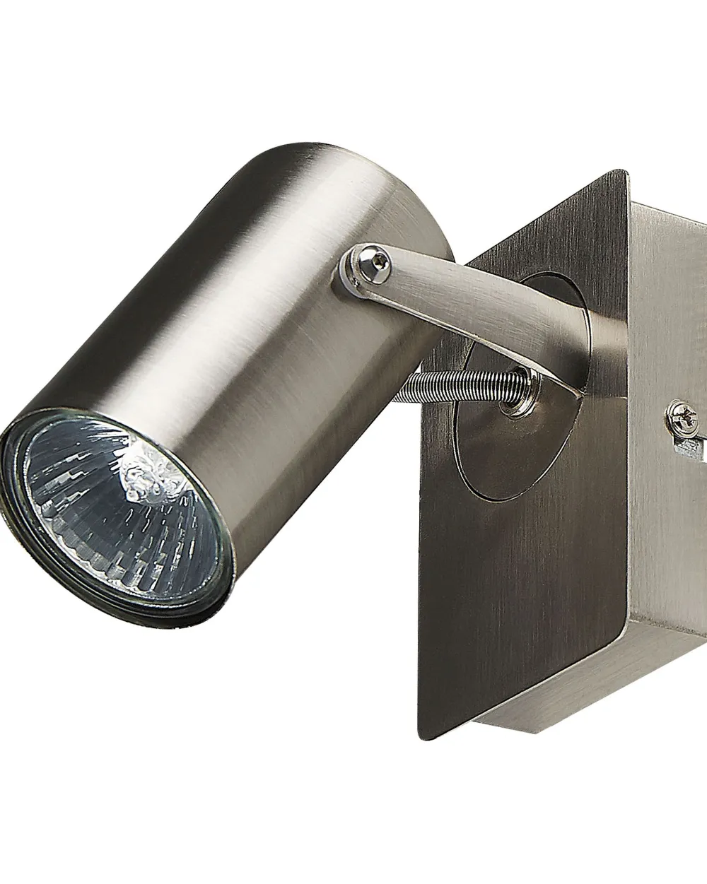 Discount Beliani Seinavalaisin Metalli Hopea 2 Kpl Klip