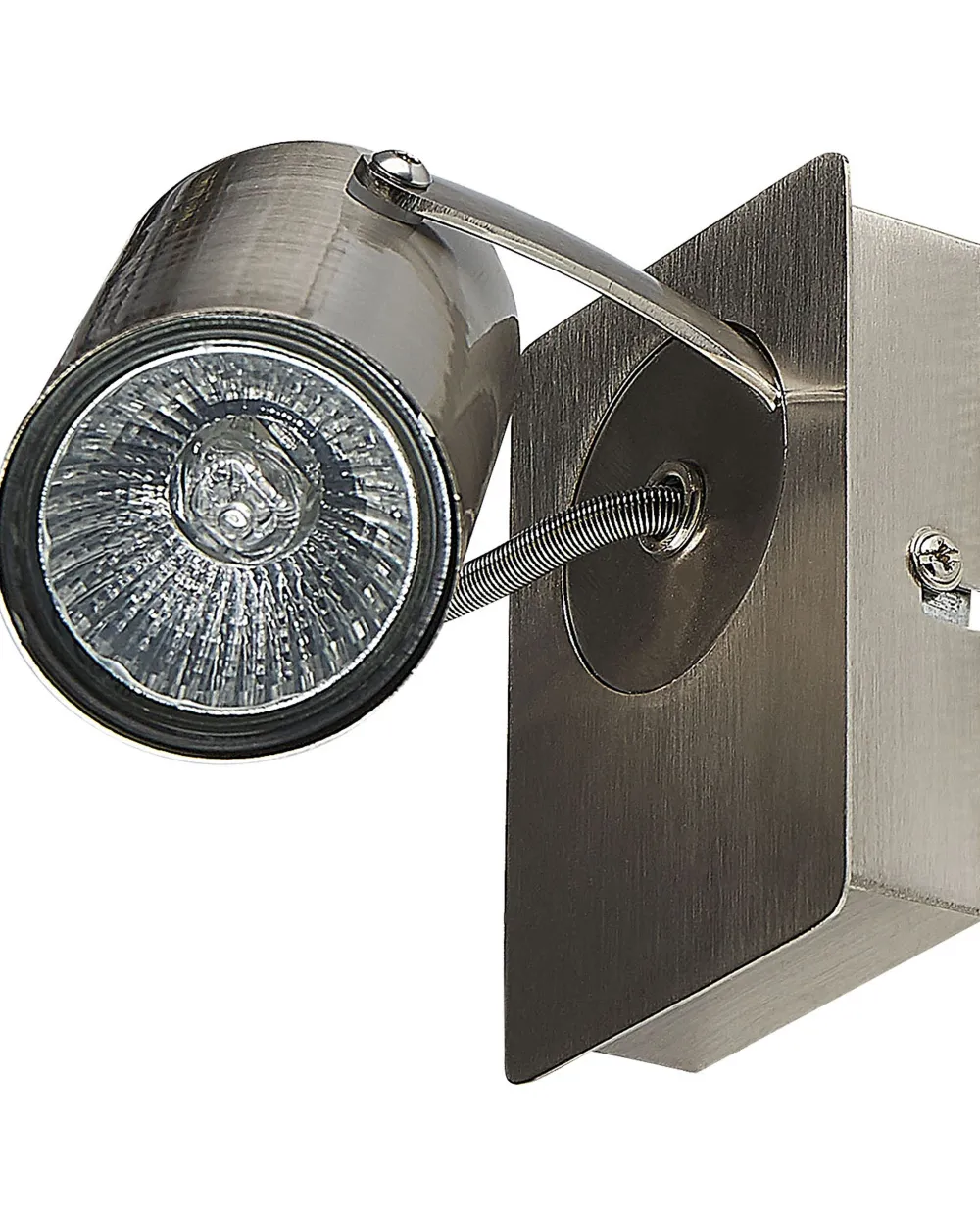 Discount Beliani Seinavalaisin Metalli Hopea 2 Kpl Klip