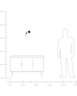 Clearance Beliani Seinavalaisin Metalli Kirkas/Musta 2 Kpl Lovat