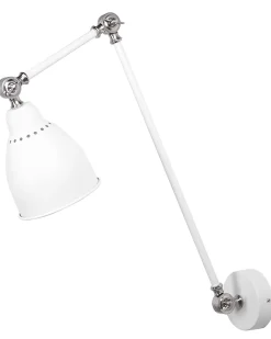 Valaisimet<Beliani Seinavalaisin Metalli Korkea Valkoinen Mississippi