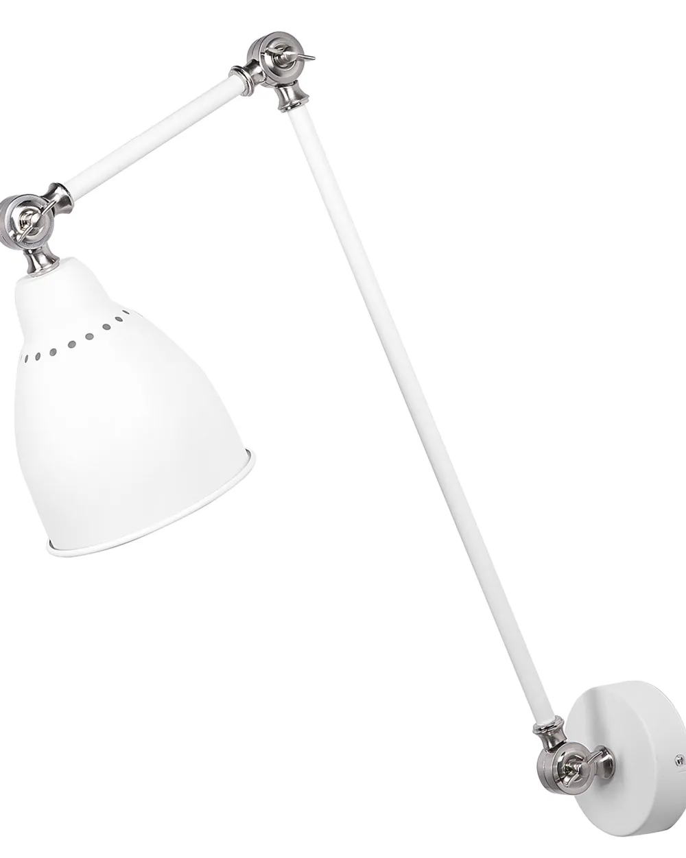 Valaisimet<Beliani Seinavalaisin Metalli Korkea Valkoinen Mississippi