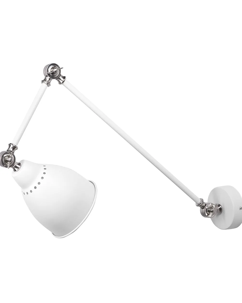 Valaisimet<Beliani Seinavalaisin Metalli Korkea Valkoinen Mississippi