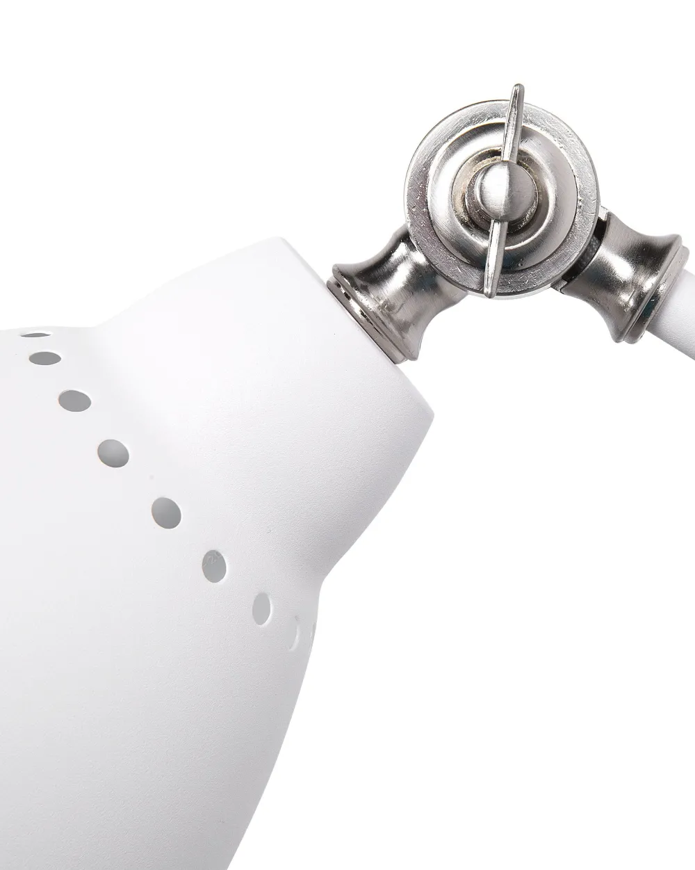 Valaisimet<Beliani Seinavalaisin Metalli Korkea Valkoinen Mississippi