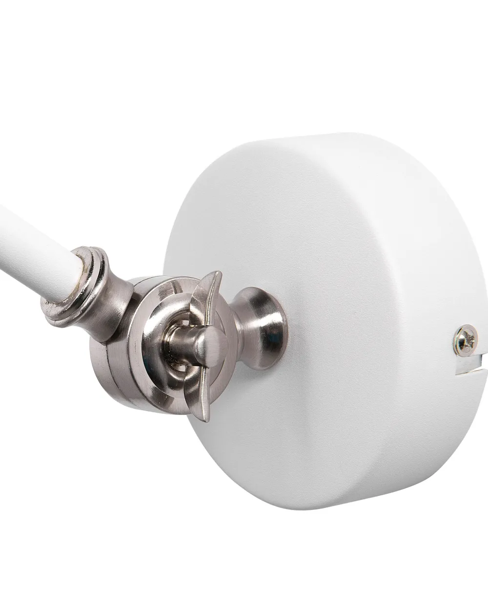 Valaisimet<Beliani Seinavalaisin Metalli Korkea Valkoinen Mississippi