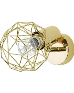 Valaisimet<Beliani Seinavalaisin Metalli Kulta 2 Kpl Chenab
