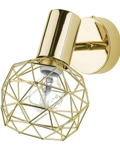 Valaisimet<Beliani Seinavalaisin Metalli Kulta 2 Kpl Chenab