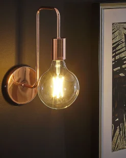 Valaisimet<Beliani Seinavalaisin Metalli Kupari Savena
