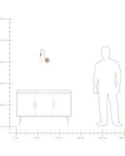 Valaisimet<Beliani Seinavalaisin Metalli Kupari Savena
