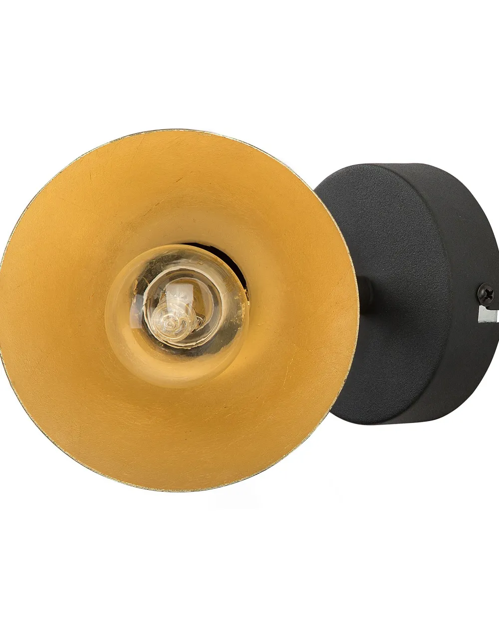 Valaisimet<Beliani Seinavalaisin Metalli Musta/Kulta 2 Kpl Mersey I