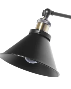 Valaisimet<Beliani Seinavalaisin Metalli Musta 2 Kpl Narva