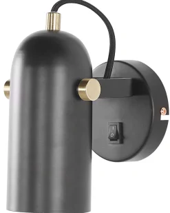 Shop Beliani Seinavalaisin Metalli Musta Tyria