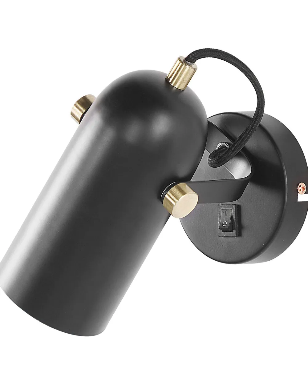 Shop Beliani Seinavalaisin Metalli Musta Tyria