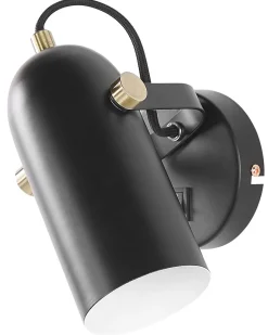 Shop Beliani Seinavalaisin Metalli Musta Tyria