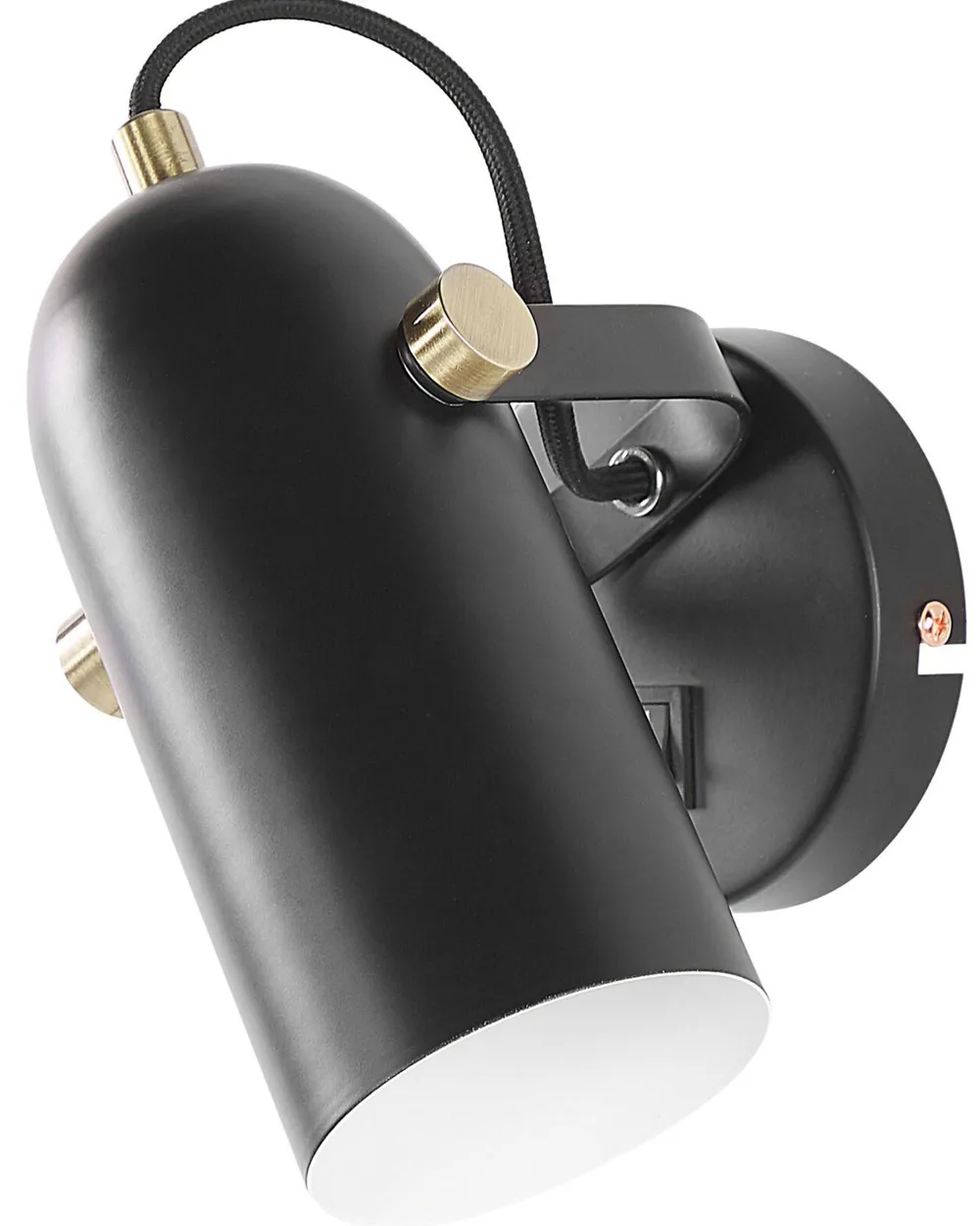 Shop Beliani Seinavalaisin Metalli Musta Tyria