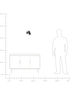 Shop Beliani Seinavalaisin Metalli Musta Tyria