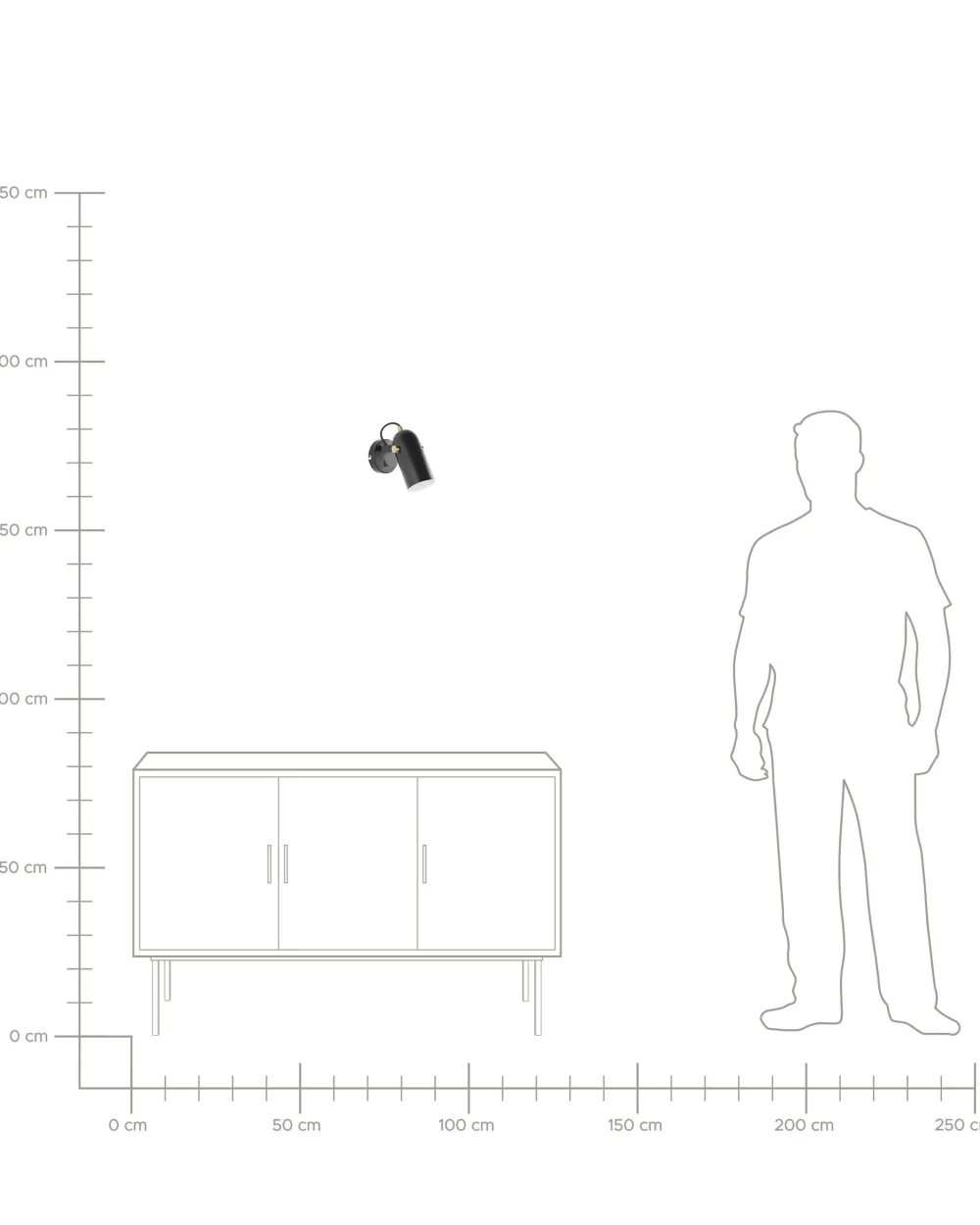 Shop Beliani Seinavalaisin Metalli Musta Tyria