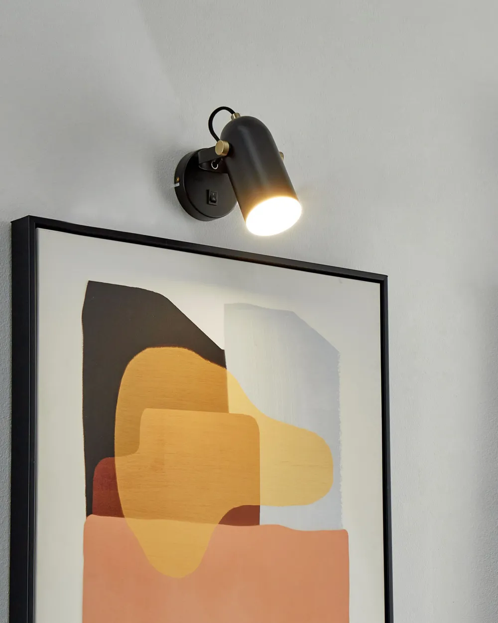 Valaisimet<Beliani Seinavalaisin Metalli Musta 2 Kpl Tyria