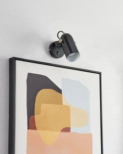 Valaisimet<Beliani Seinavalaisin Metalli Musta 2 Kpl Tyria