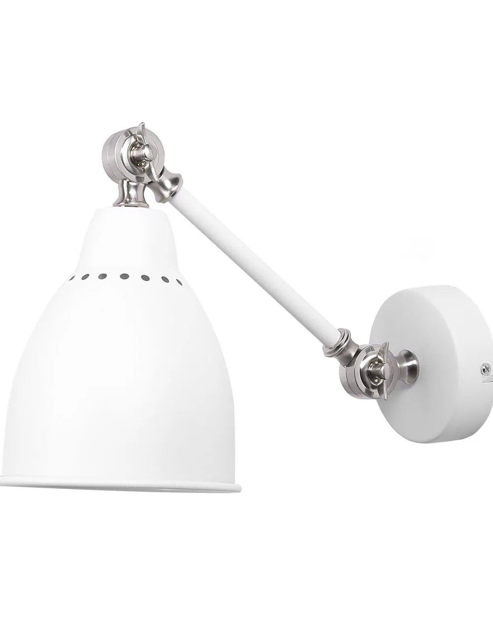 Valaisimet<Beliani Seinavalaisin Metalli Valkoinen 2 Kpl Mississippi