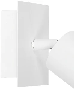 Valaisimet<Beliani Seinavalaisin Metalli Valkoinen 2 Kpl Tigris