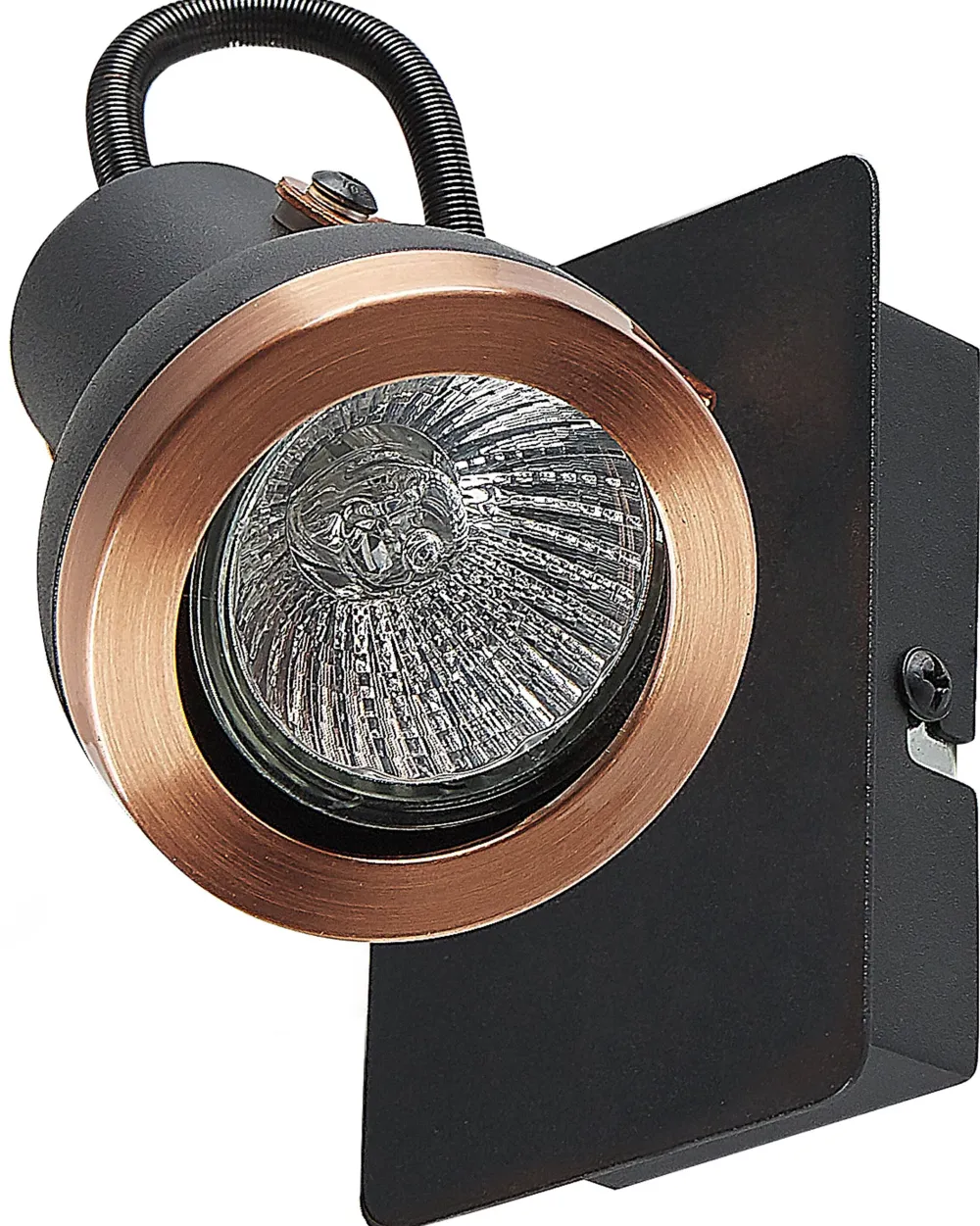 Valaisimet<Beliani Seinavalaisin Rauta Musta/Kupari 2 Kpl Baro